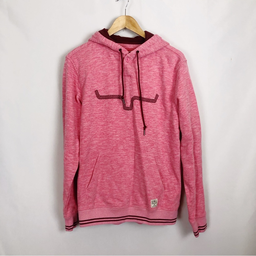 Kimes Ranch Sweatshirt Hoodie Pink Size L